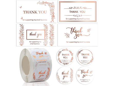 My Small Business Thank You Sticker